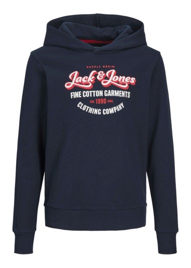 Jack & Jones Junior Navy Jandy Hoodie (6-16yrs)