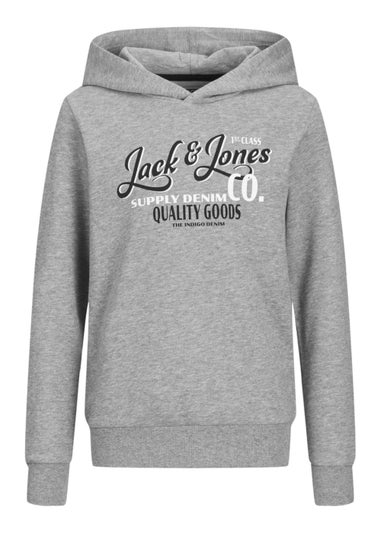 Jack & Jones Junior Grey Jandy Hoodie (6-16yrs)