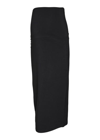 Mamalicious Maternity Black Midi Skirt