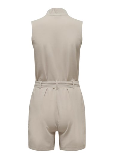 JDY Honey Grey Playsuit