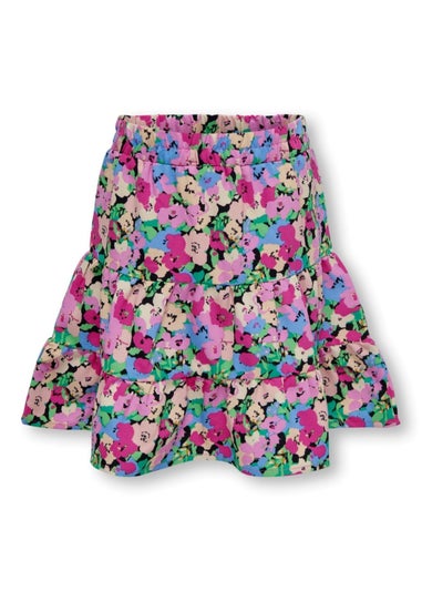 ONLY Kids Cutline Floral Skirt (6-14yrs)