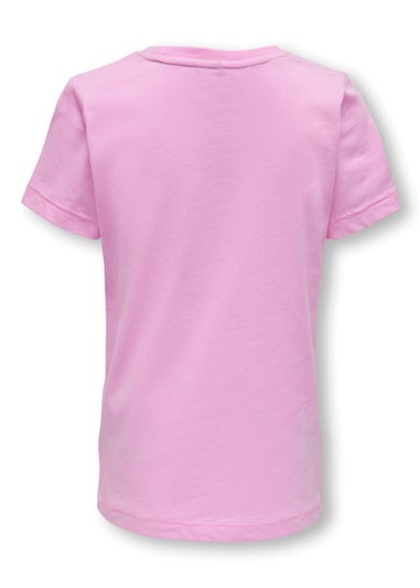 ONLY Kids Pink Sequin T-Shirt (6-14yrs)