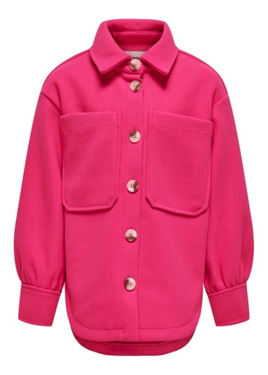 ONLY Kids Pink Shacket (6-14yrs)