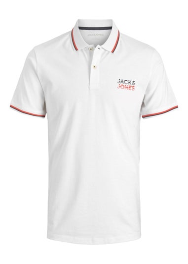 Jack & Jones Atlas White Polo Shirt (6-16yrs)
