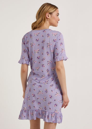 JDY Rosie Lilac Mini Dress