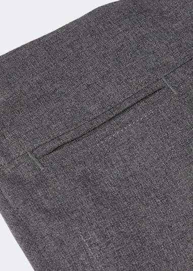 Girls Grey Straight Leg School Trousers (3-13yrs)