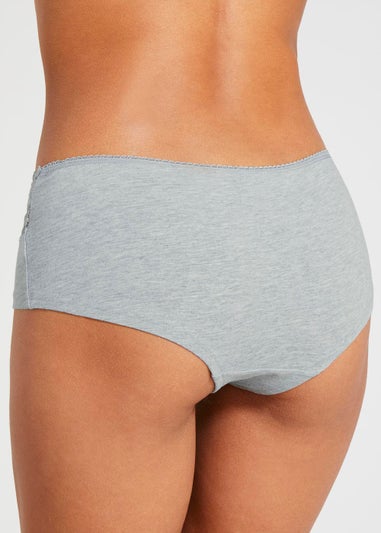 5 Pack Lace Trim Short Knickers