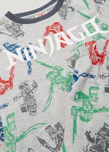 Kids Grey Lego Ninjago Long Sleeve Pyjama Set (6-13yrs)