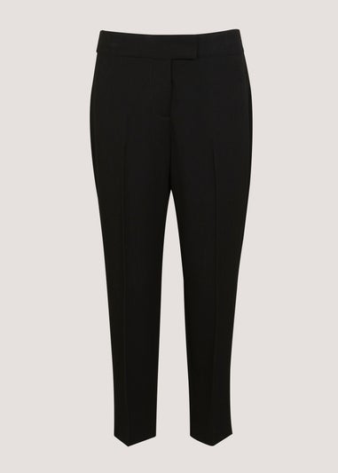 Et Vous Black Slim Fit Ankle Grazer Trousers