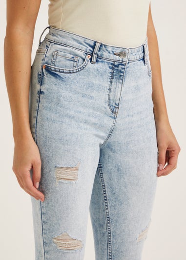 April Vintage Wash Ripped Jeans