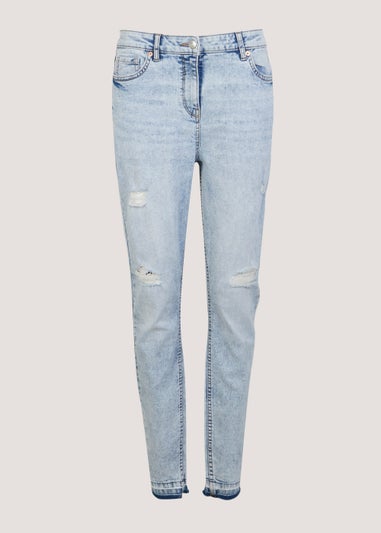 April Vintage Wash Ripped Jeans