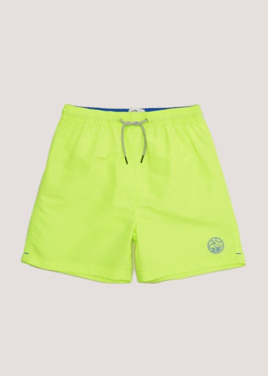 Boys Lime Swim Shorts 3 13yrs Matalan