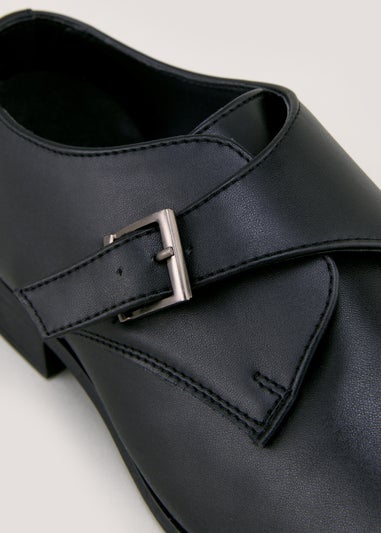 Black Formal Monk Shoes
