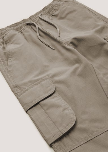 Boys Stone Cargo Trousers (4-13yrs)