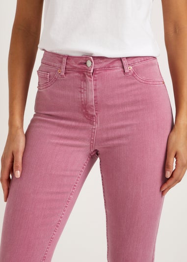 April Pink Ankle Grazer Super Skinny Jeans