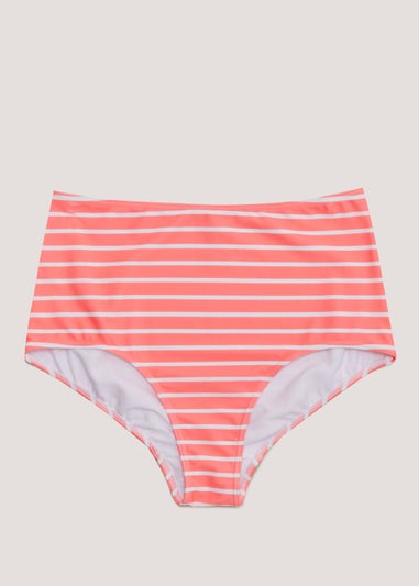 Pink Stripe Bikini Bottoms