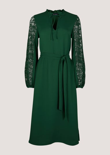 Et Vous Green Cutwork Dress