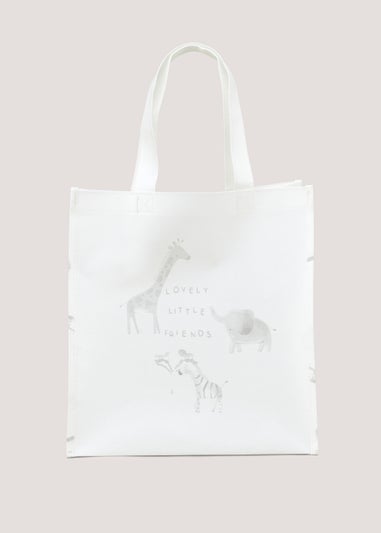 White Safari Baby Gift Bag