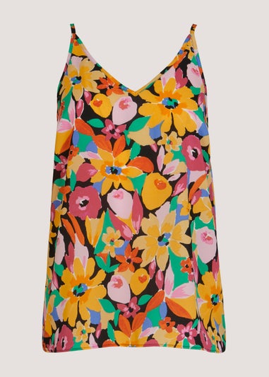 Multicoloured Floral Cami Top