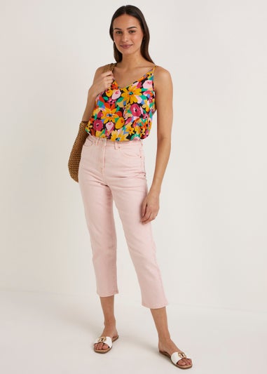 Multicoloured Floral Cami Top