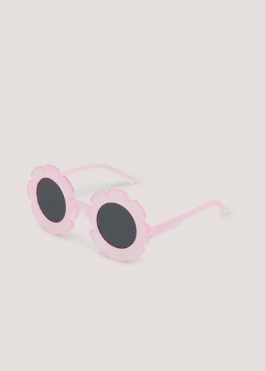 Kids Pink Daisy Sunglasses (3-10yrs)