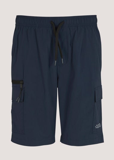 Mens cargo shorts with drawstring waist sale