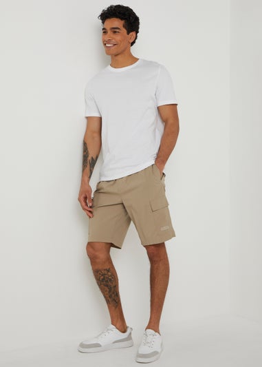 Stone Drawcord Cargo Shorts