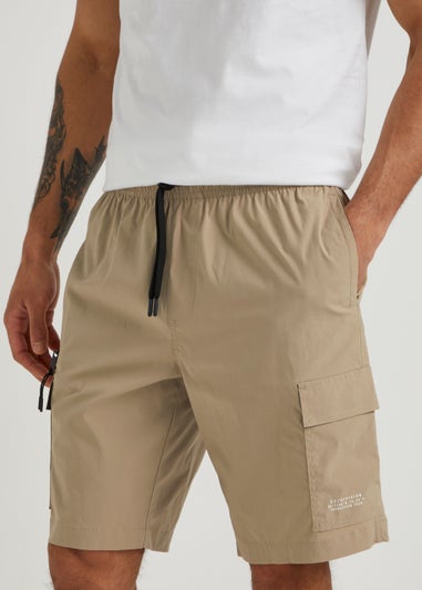 Stone Drawcord Cargo Shorts