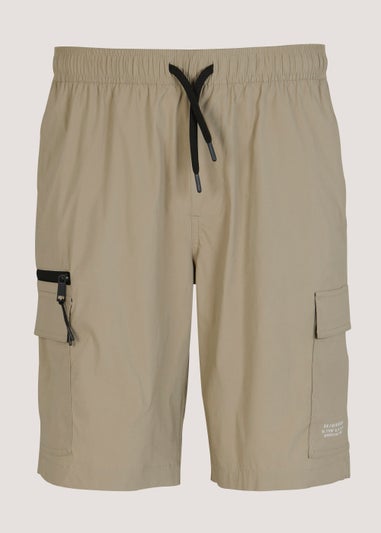 Stone Drawcord Cargo Shorts