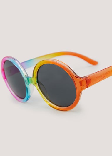 Kids Multicoloured Rainbow Sunglasses (3-10yrs)