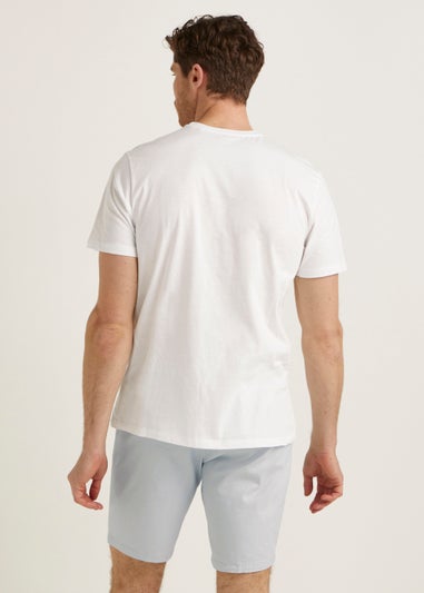 Ivory Straight Fit Chino Shorts
