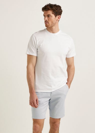 Ivory Straight Fit Chino Shorts
