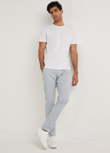 Grey Slim Fit Chinos