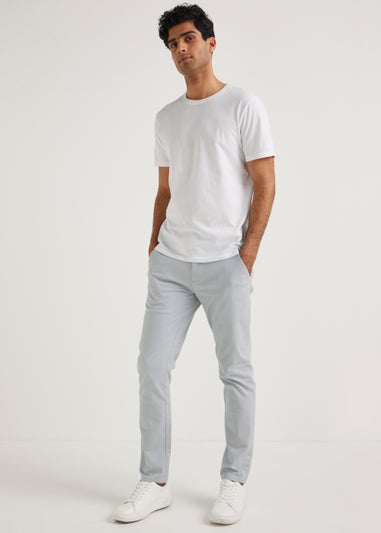 Grey Slim Fit Chinos