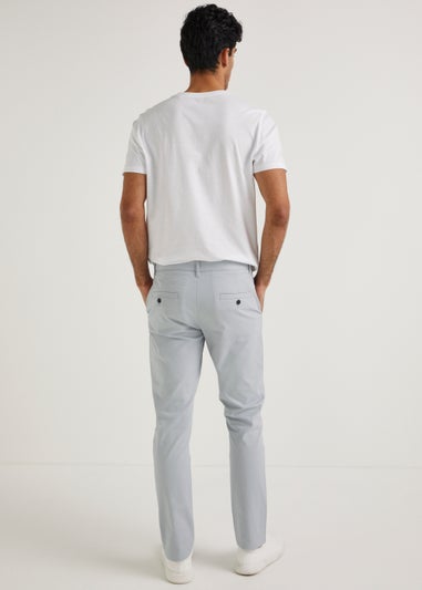 Grey Slim Fit Chinos