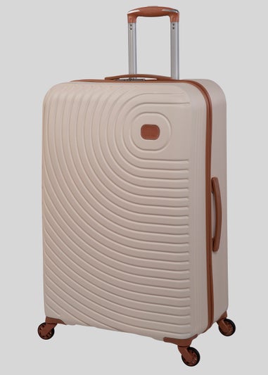 IT Luggage Cream Hard Shell Suitcase