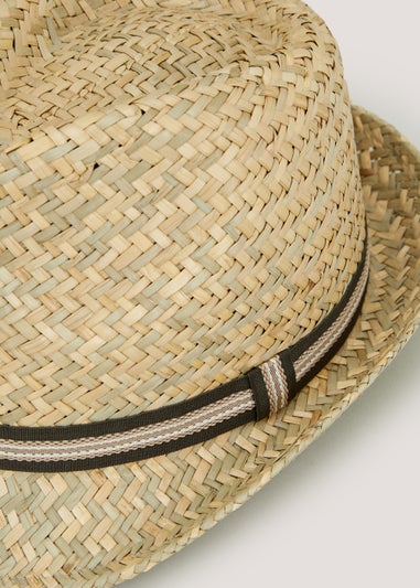 Natural Band Straw Hat