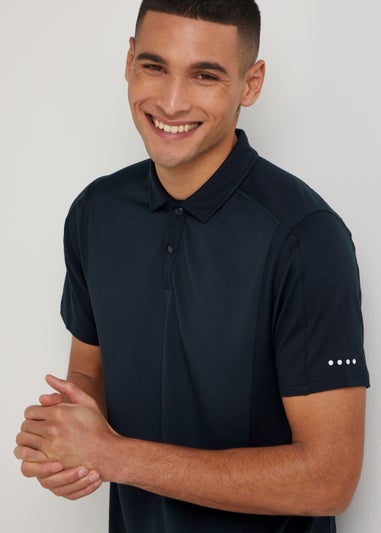 Souluxe Navy Sports Golf Polo Shirt