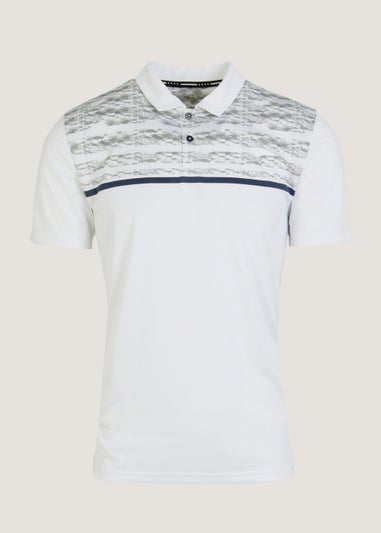 Souluxe White Sports Golf Polo Shirt