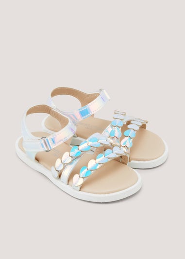 Matalan girls white store sandals