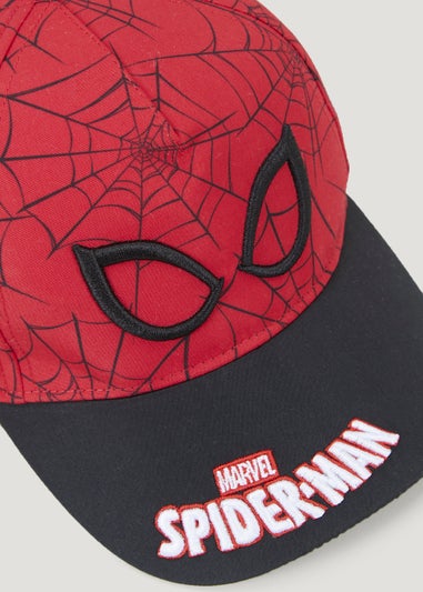 Kids Red Marvel Spider-Man Cap (3-10yrs)