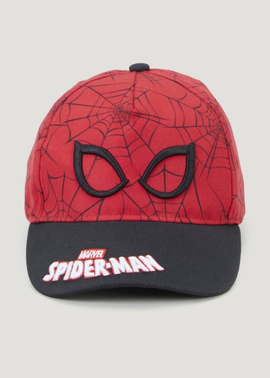 Kids Red Marvel Spider-Man Cap (3-10yrs)