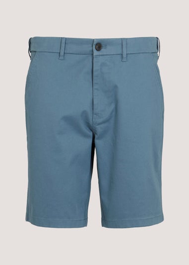 Lincoln Blue Belted Shorts