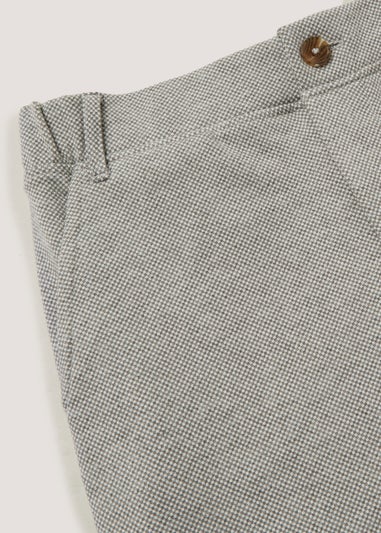 Boys Mini Me Grey Smart Jersey Shorts (4-13yrs)