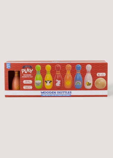 Kids Wooden Skittles