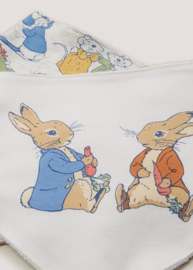 2 Pack Peter Rabbit Bandana Bibs - Matalan