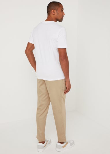 Taylor & Wright Stone Satin Slim Fit Chinos