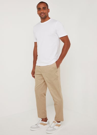 Taylor & Wright Stone Satin Slim Fit Chinos