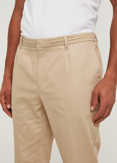 Taylor & Wright Stone Satin Slim Fit Chinos