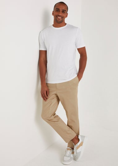Taylor & Wright Stone Satin Slim Fit Chinos